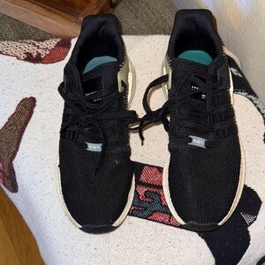 Adidas EQT SUPPORT Black and White Sneakers